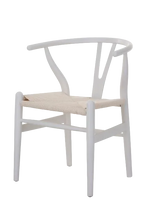 Hans Wegner Wishbone Chair - White Cord