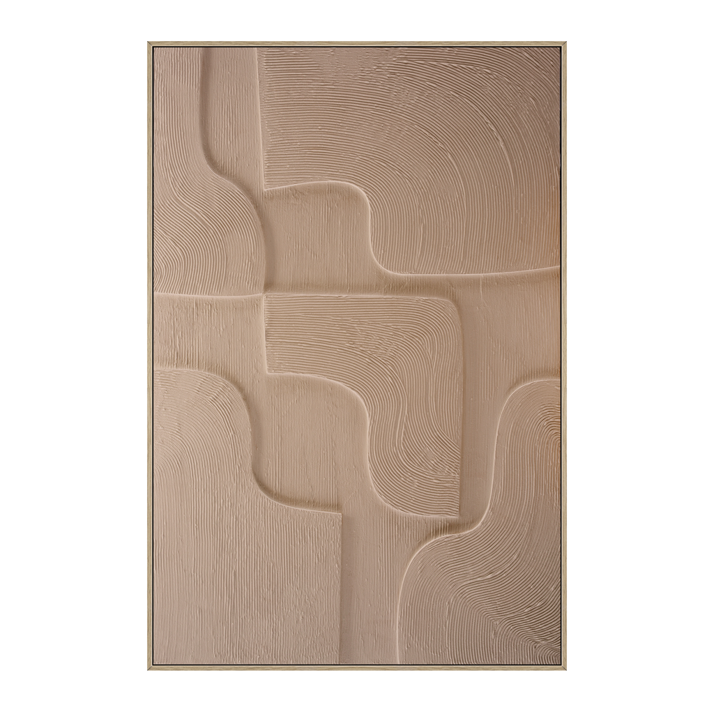 Flowing Contour Canvas I