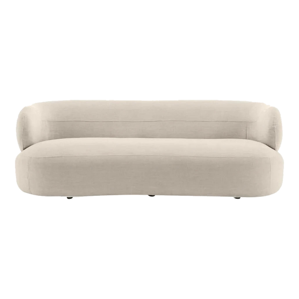 Graystone 3 Seater Sofa - Natural Chenille — part of Modern Dark Luxe Living Room