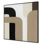 Soft Geometry Canvas Painting