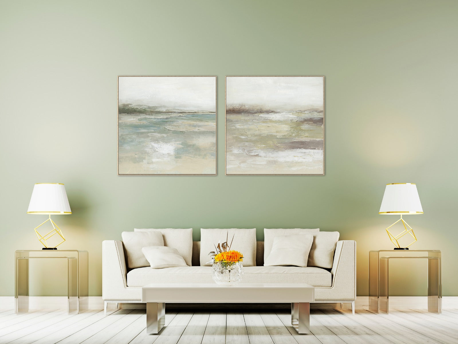 Earthbound Layers Canvas Painting