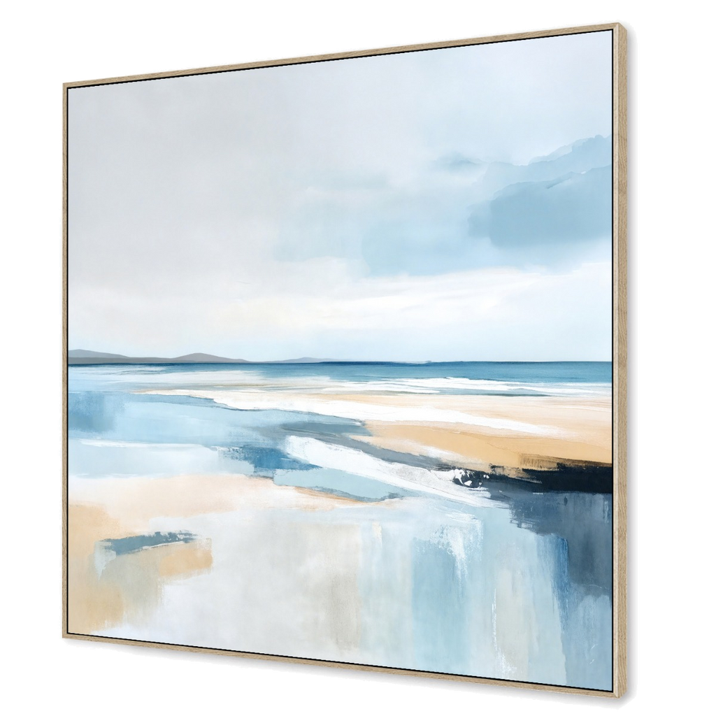 Saltwater Horizon Canvas Painting