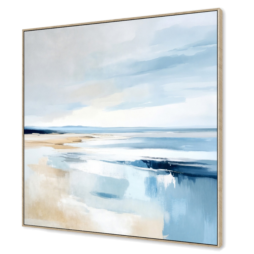 Saltwater Horizon Canvas Painting