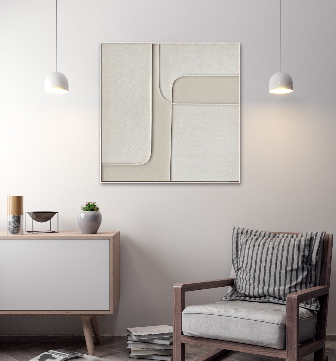 Balance of Space Canvas Painting