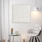 Floating Minimal Canvas Painting