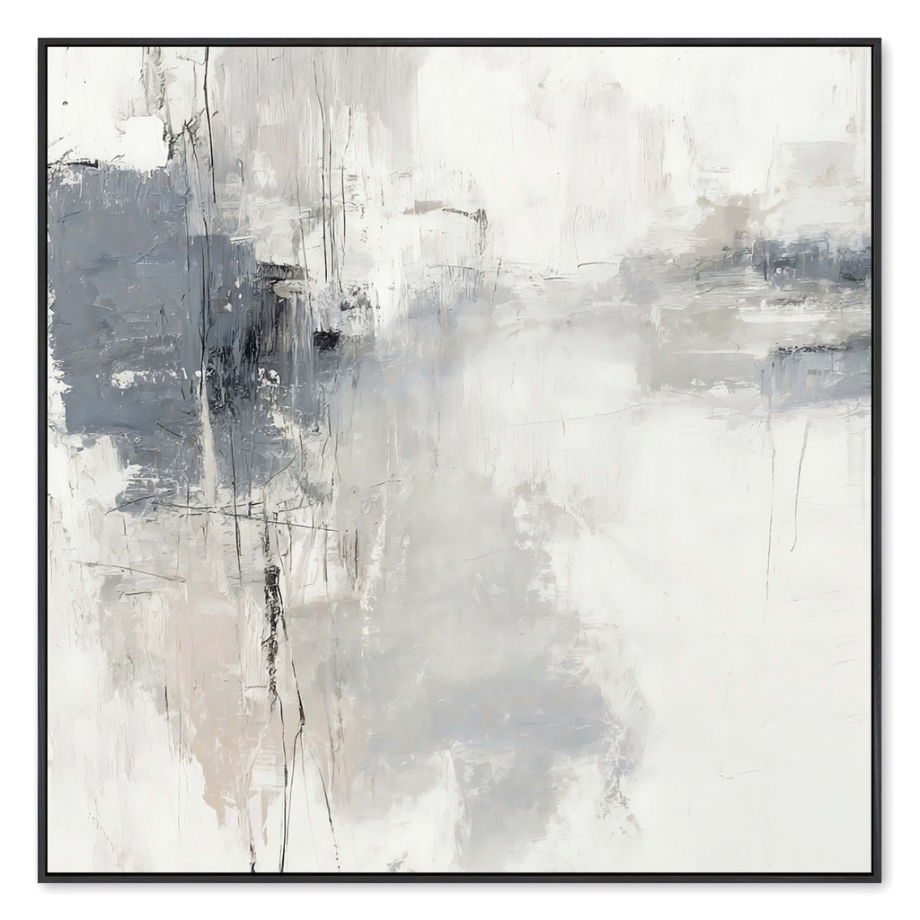 Gentle Abstract Framed Canvas