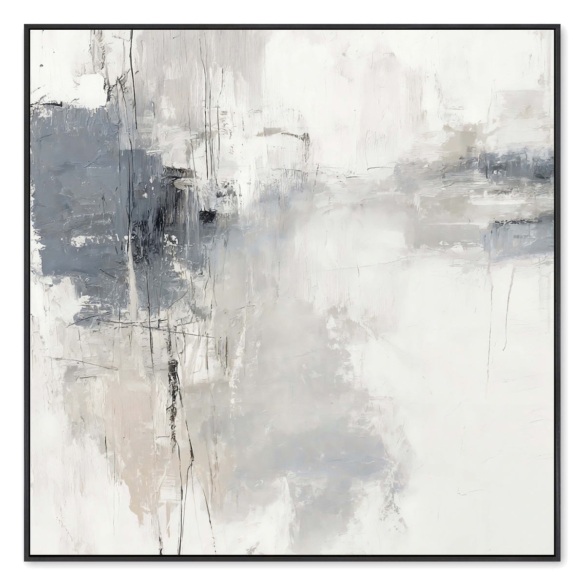 Gentle Abstract Framed Canvas