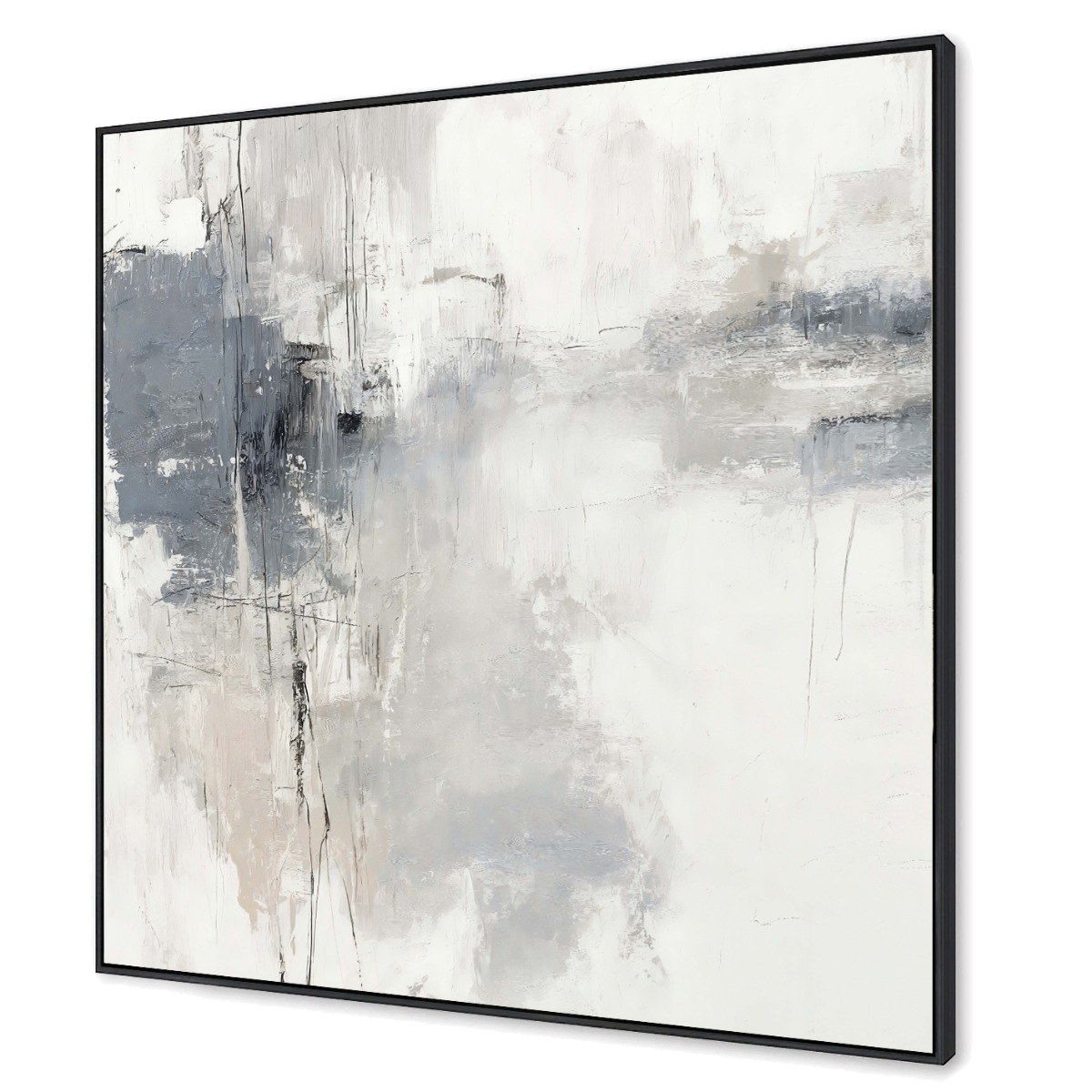 Gentle Abstract Framed Canvas