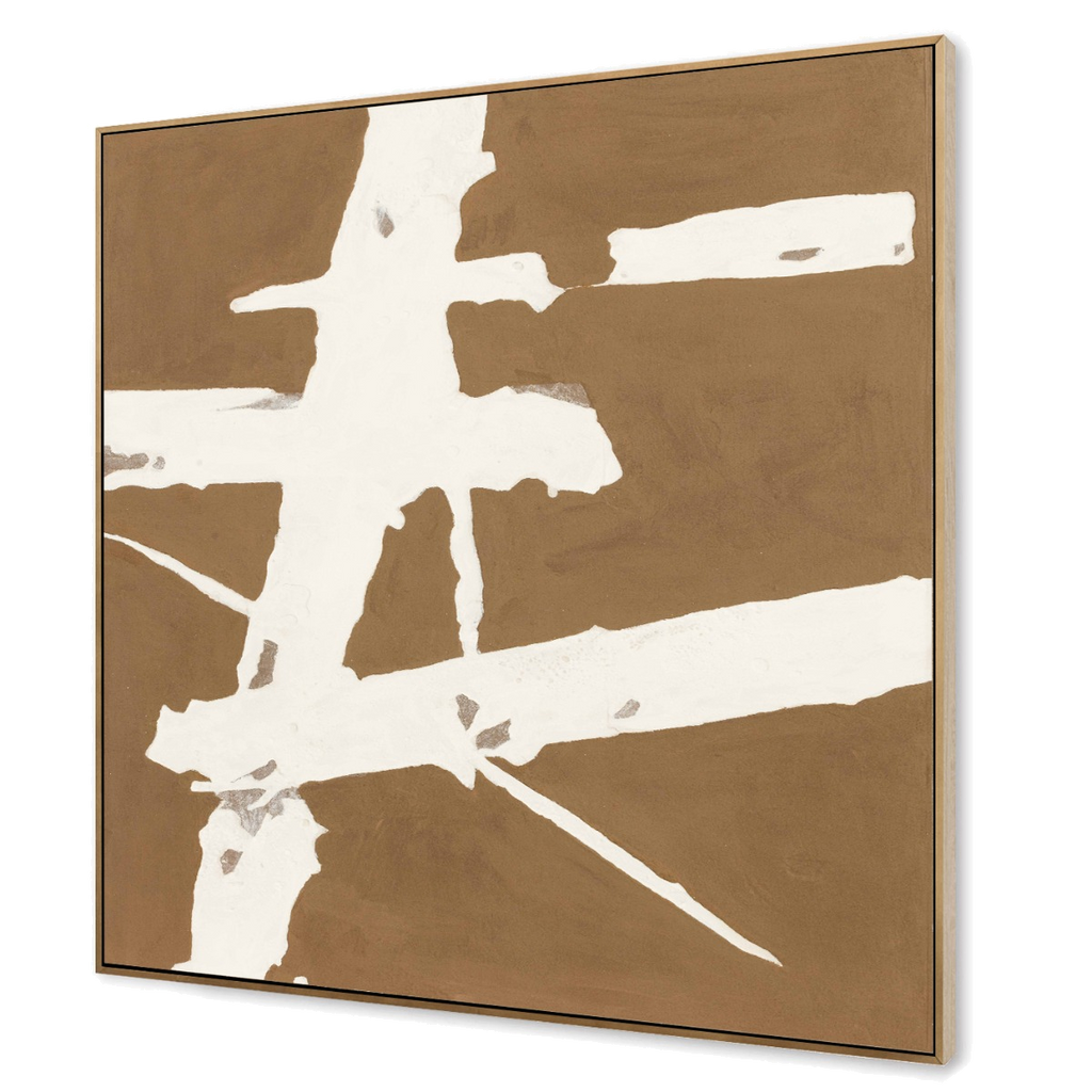 Hushed Patterns Canvas Painting
