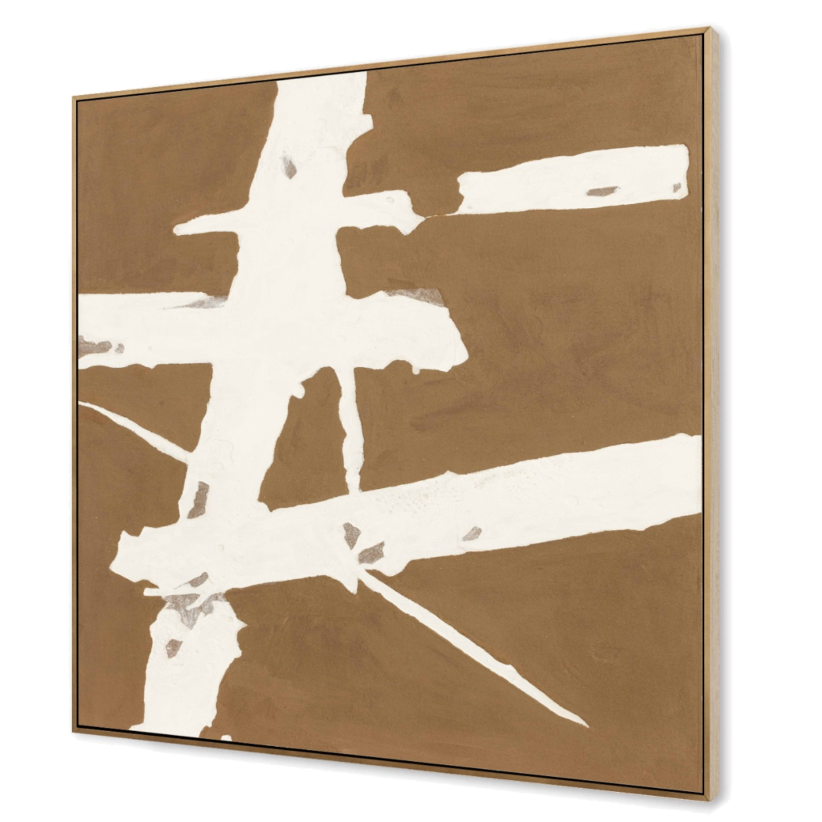 Hushed Patterns Canvas Painting