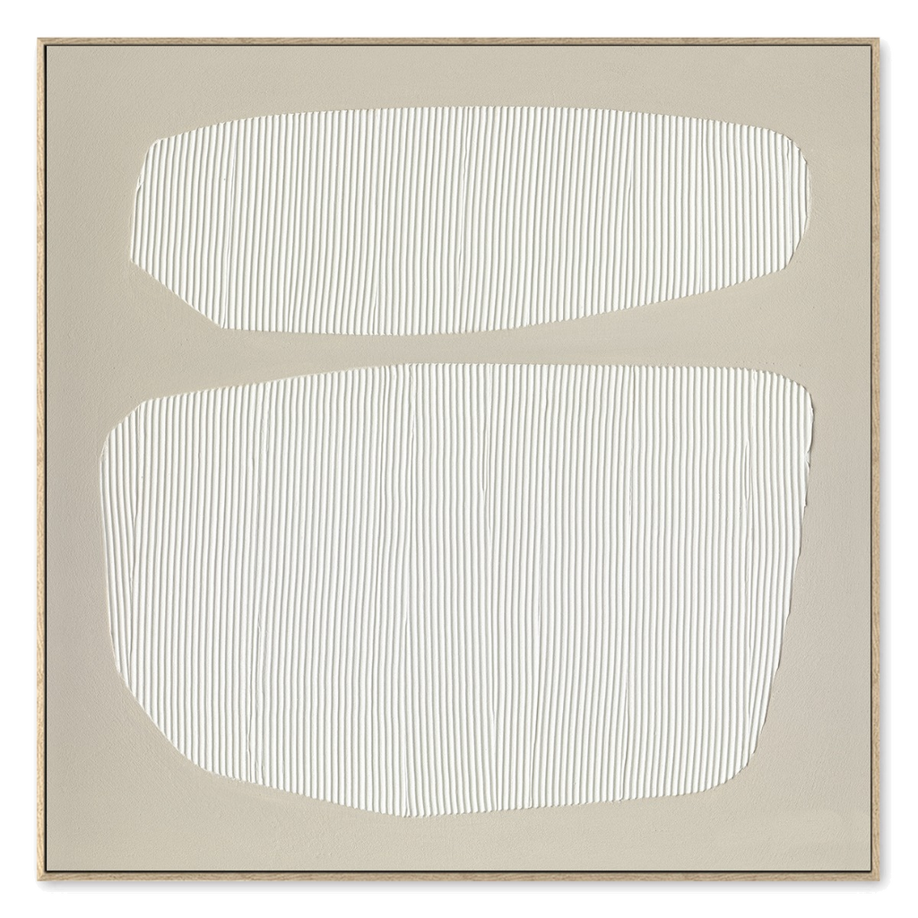 Soft Contours Framed Canvas