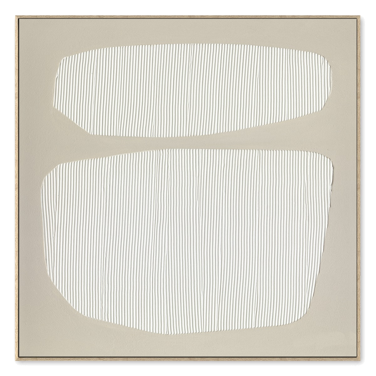 Soft Contours Framed Canvas