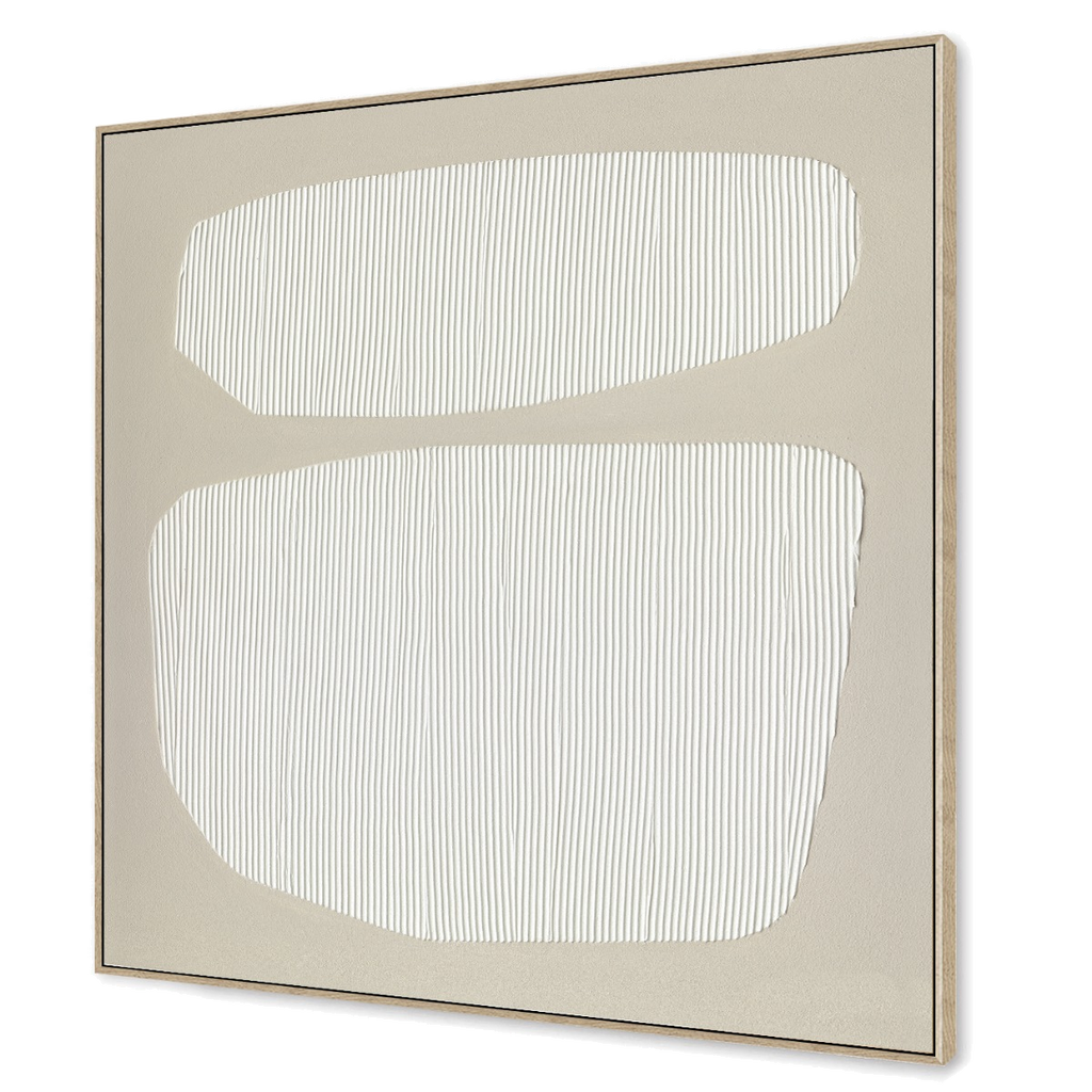 Soft Contours Framed Canvas