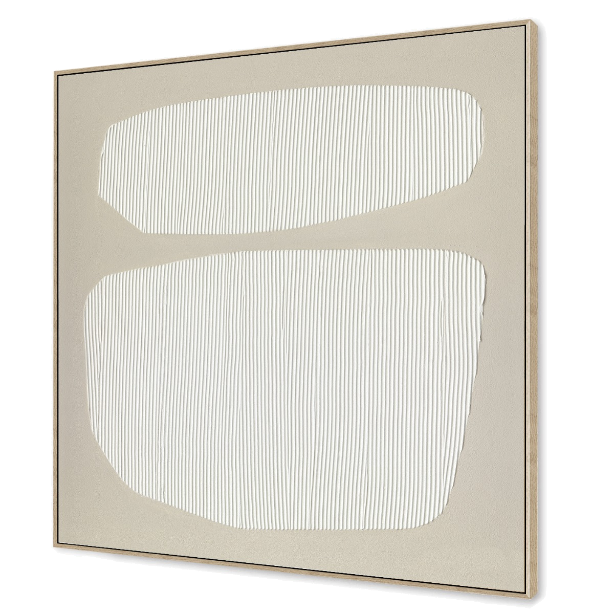 Soft Contours Framed Canvas