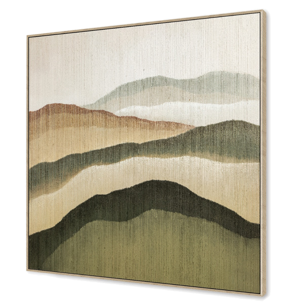 Wildflower Motion Framed Canvas