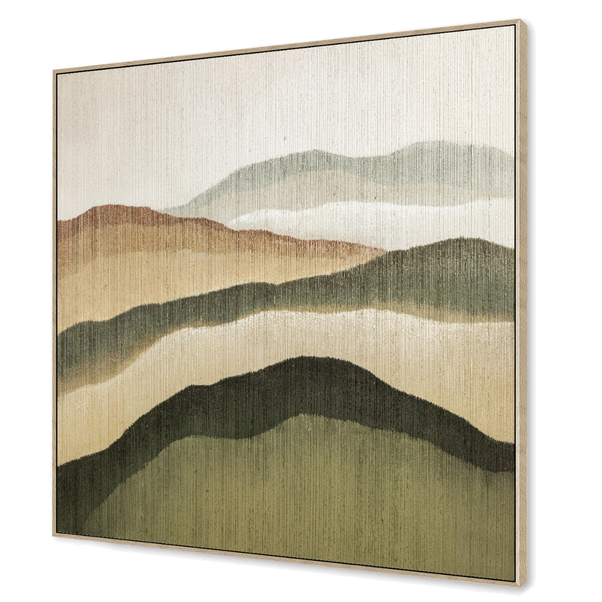 Wildflower Motion Framed Canvas
