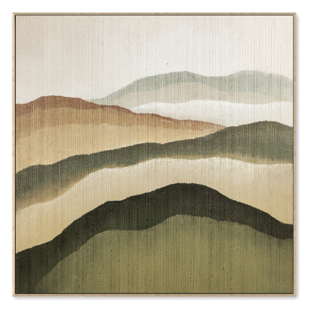 Wildflower Motion Framed Canvas