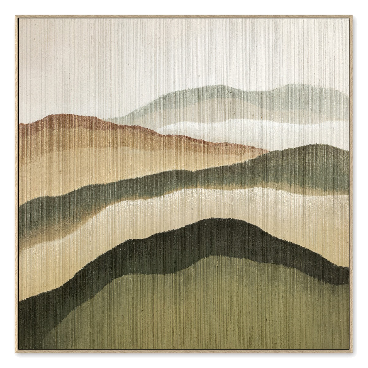 Wildflower Motion Framed Canvas