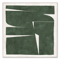 Green Haze Framed Canvas