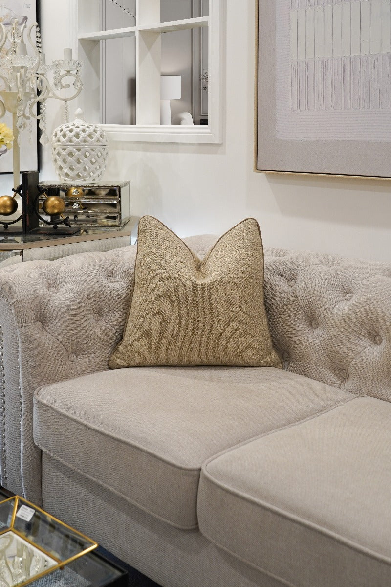 Sand Boucle Cushion Feather Insert