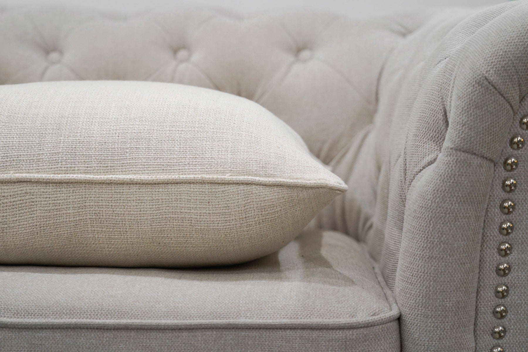 Forest Green Woven Cushion Feather Insert