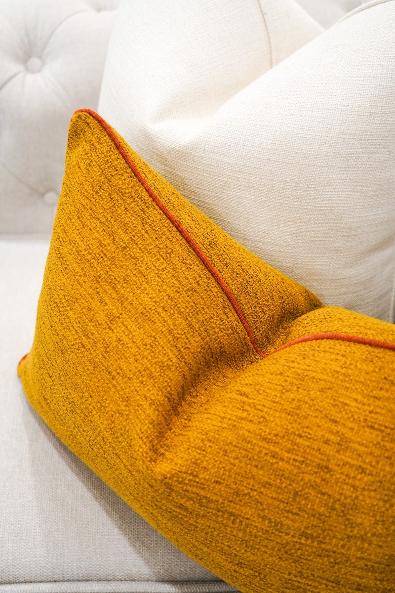Mustard Orange Cushion Feather Insert
