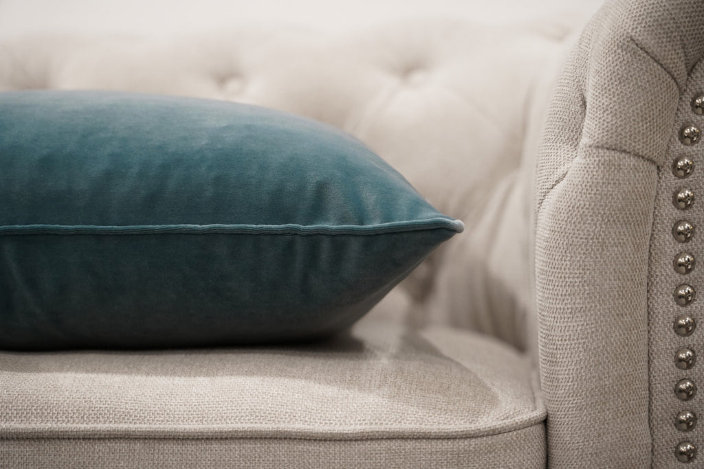 Monochrome Check Cushion Feather Insert