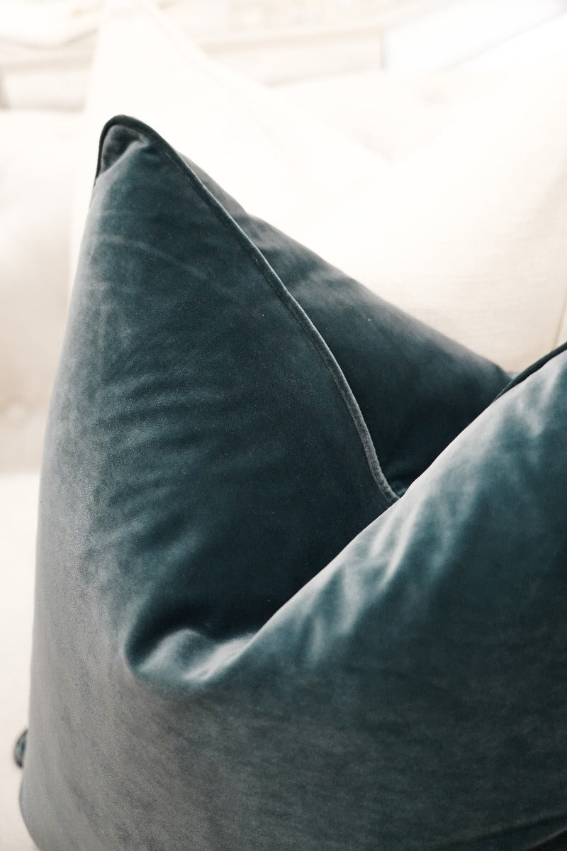 Monochrome Check Cushion Feather Insert