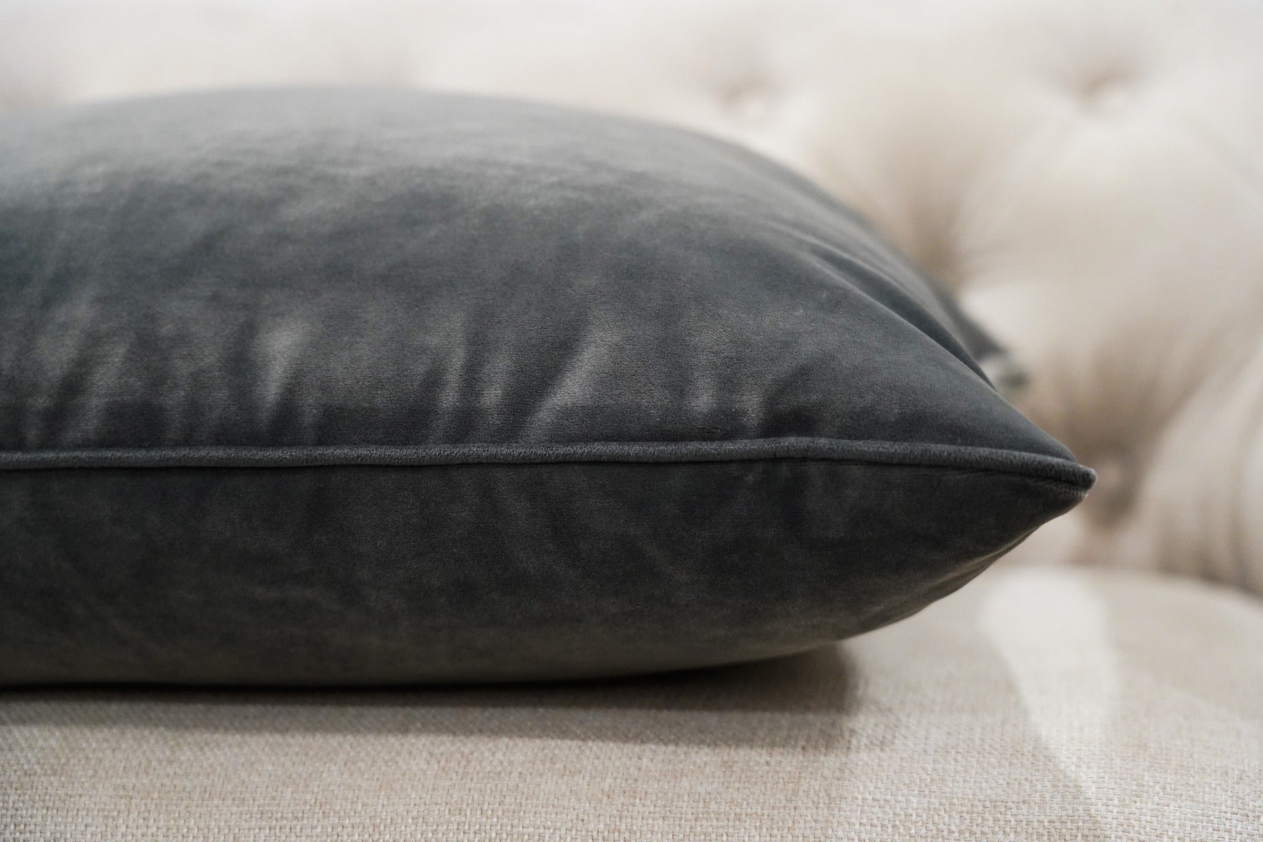 Ivory Knit Cushion Feather Insert