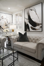 Ivory Knit Cushion Feather Insert