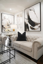 Cream Embroidered Cushion Feather Insert