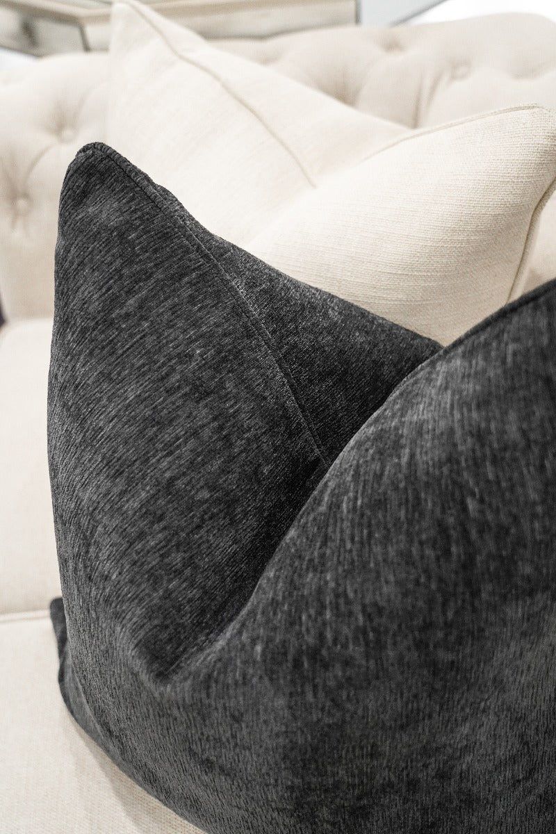 Cream Embroidered Cushion Feather Insert