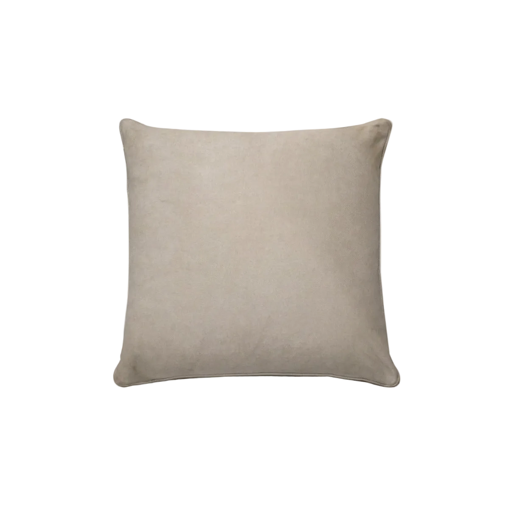 Mustard Geometric Chenille Jacquard Cushion Feather Insert