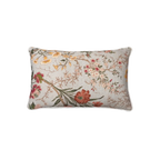 Vintage Botanical Floral Linen Cotton Cushion Feather Insert