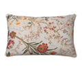Vintage Botanical Floral Linen Cotton Cushion Feather Insert