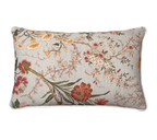 Vintage Botanical Floral Linen Cotton Cushion Feather Insert