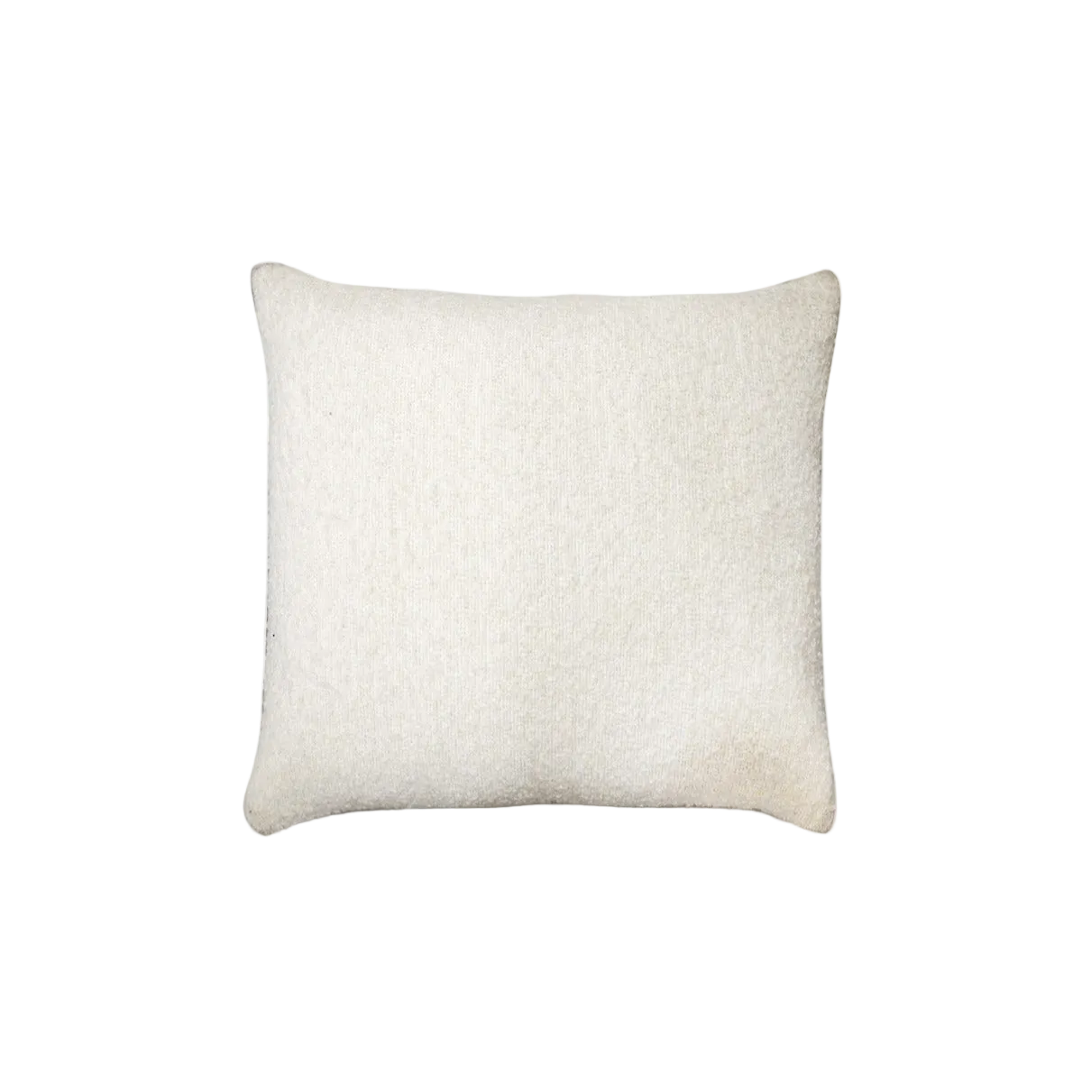 Ivory Chenille Boucle Cushion Feather Insert