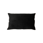 Black Velvet Gold Piping Cushion Feather Insert