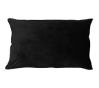 Black Velvet Gold Piping Cushion Feather Insert