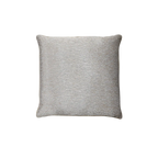 Grey Ivory Stripe Jacquard Cut Velvet Cushion Feather Insert
