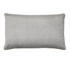 Grey Ivory Stripe Jacquard Cut Velvet Cushion Feather Insert
