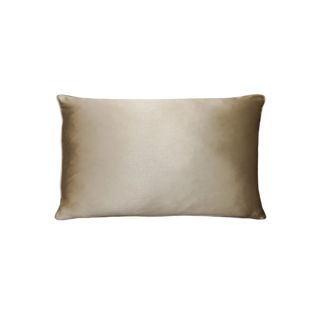 Grey Ivory Stripe Jacquard Cut Velvet Cushion Feather Insert