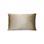 Khaki Wave Stripe Jacquard Satin Cushion Feather Insert
