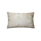 Ivory Embossed Floral Jacquard Damask Cushion Feather Insert
