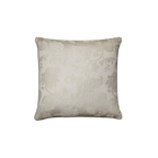 Ivory Embossed Floral Jacquard Damask Cushion Feather Insert