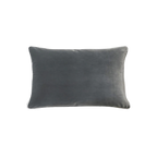 Charcoal Velvet Cushion Feather Insert