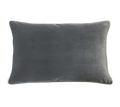 Charcoal Velvet Cushion Feather Insert