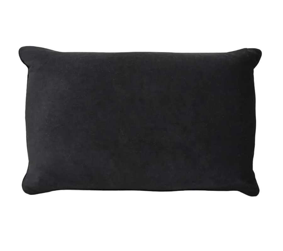 Black Velvet Cushion Feather Insert