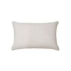 Blush Tonal Houndstooth Chenille Jacquard Cushion Feather Insert