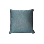 Dark Slate Blue Vintage Jacquard Cut Velvet Cushion Feather Insert